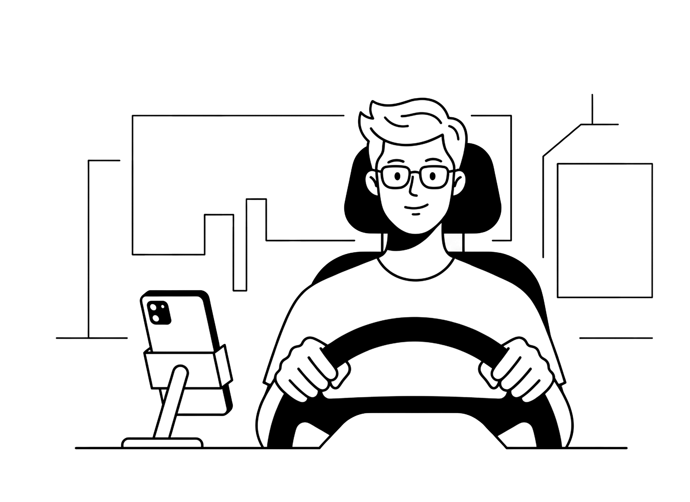 Coins coming out of phone